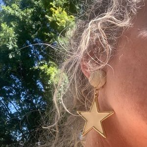 St John.  Star earrings